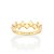 ANEL SKINNY PÓ DE ESTRELAS FOLHEADO A OURO ROMMANEL 513447 - Imagem 1