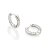 ARGOLA PRATA 925 COM ZIRCÔNIAS. MED 1,4CM ROMMANEL 820158 - Imagem 2