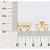 BRINCO LAÇO FOLHEADO A OURO. MED 1,7CM ROMMANEL 527259 - Imagem 3