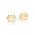 BRINCO FOLHEADO A OURO PATA DE PET. MED 0,8CM ROMMANEL 527250 - Imagem 2