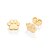 BRINCO FOLHEADO A OURO PATA DE PET. MED 0,8CM ROMMANEL 527250 - Imagem 1