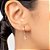 ARGOLA FOLHEADO A OURO COM ZIRCÔNIA. MED 2,2CM ROMMANEL 527237 - Imagem 4