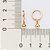 ARGOLA FOLHEADO A OURO COM ESFERAS PENDURADAS. MED 2,1CM ROMMANEL 527257 - Imagem 3