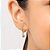 ARGOLA FOLHEADO A OURO COM ESFERAS PENDURADAS. MED 2,1CM ROMMANEL 527257 - Imagem 4
