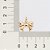 PINGENTE LAÇO FOLHEADO A OURO. MED 1,9CM ROMMANEL 542792 - Imagem 3