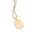 PINGENTE MEDALHA SÃO FRANCISCO FOLHEADO A OURO. MED 3,3CM ROMMANEL 542753 - Imagem 2