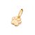 PINGENTE FOLHEADO A OURO PATA DE PET. MED 1,4CM ROMMANEL 542767 - Imagem 1