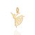 PINGENTE BAILARINA FOLHEADO A OURO. MED 2,8CM ROMMANEL 542777 - Imagem 1