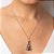 GARGANTILHA FOLHEADO A OURO NOSSA SENHORA APARECIDA COM ZIRCÔNIAS. MED 50CM ROMMANEL 532517 - Imagem 4