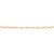 CORRENTE FOLHEADO A OURO ELOS BATIDOS. MED 60CM ROMMANEL 532505 - Imagem 2