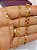 CORRENTE FOLHEADO A OURO ELOS BATIDOS. MED 60CM ROMMANEL 532505 - Imagem 7