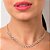 GARGANTILHA CHOCKER FOLHEADO A OURO COM ZIRCÔNIAS. MED 40CM ROMMANEL 532509 - Imagem 3