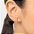 BRINCO PALITO FOLHEADO A OURO COM ZIRCÔNIAS. MED 1,4CM ROMMANEL 527242 - Imagem 4