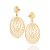 MAXI BRINCO FOLHEADO A OURO ARABESCOS. MED 6,9CM ROMMANEL 527244 - Imagem 2