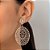 MAXI BRINCO FOLHEADO A OURO ARABESCOS. MED 6,9CM ROMMANEL 527244 - Imagem 4
