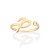 ANEL LETRAS FOLHEADO A OURO ROMMANEL 513440. LETRAS DE A/P - Imagem 7
