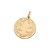 PINGENTE MEDALHA DE SÃO BENTO FOLHEADO A OURO. MED 4,8CM ROMMANEL 542770 - Imagem 1