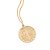 PINGENTE MEDALHA DE SÃO BENTO FOLHEADO A OURO. MED 4,8CM ROMMANEL 542770 - Imagem 2
