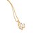 PINGENTE FLOR FOLHEADO A OURO PÉROLA COM ZIRCÔNIAS. MED 2,1CM ROMMANEL 542771 - Imagem 2