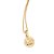 PINGENTE REDONDO FOLHEADO A OURO BATISMO. MED 2,0CM ROMMANEL 542782 - Imagem 2