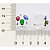 ARGOLA TRIPLA PRATA 925 COM CRISTAIS COLORIDOS. MED 2CM ROMMANEL 820152 - Imagem 3