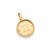 PINGENTE FOLHEADO A OURO SIGNO GÊMEOS. MED 2,3CM ROMMANEL 542759 - Imagem 1