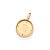 PINGENTE FOLHEADO A OURO SIGNO VIRGEM. MED 2,3CM ROMMANEL 542762 - Imagem 1