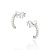 ARGOLA PRATA 925 COM ZIRCÔNIAS. MED 1,30CM ROMMANEL 820155 - Imagem 1