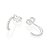 ARGOLA PRATA 925 COM ZIRCÔNIAS. MED 1,30CM ROMMANEL 820155 - Imagem 2