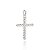 PINGENTE PRATA 925 CRUZ COM ZIRCÔNIAS. MED 3,5CM ROMMANEL 840066 - Imagem 1