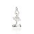 PINGENTE PRATA 925 BAILARINA. MED 3,2CM ROMMANEL 840071 - Imagem 1