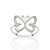 ANEL PRATA 925 BORBOLETA COM ZIRCÔNIAS ROMMANEL 810266 - Imagem 1