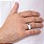 ANEL RETANGULAR MASCULINO PRATA 925 COM ZIRCÔNIA ROMMANEL 810273 - Imagem 4