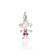 PINGENTE PRATA 925 MENINA COM ZIRCÔNIAS. MED 1,60CM ROMMANEL 840065 - Imagem 1
