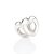 BERLOQUE CORAÇÃO PASSANTE PRATA 925. MED 1,3CM ROMMANEL 840082 - Imagem 1