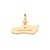 PINGENTE FOLHEADO A OURO CARRO RELÂMPAGO MCQUEEN COM APLIQUE DE RESINA. MED 1,8CM ROMMANEL 542819 - Imagem 5