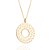 MAXI PINGENTE FOLHEADO A OURO DETALHES TRABALHADOS. MED 4,5CM ROMMANEL 542812 - Imagem 2