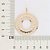 MAXI PINGENTE FOLHEADO A OURO DETALHES TRABALHADOS. MED 4,5CM ROMMANEL 542812 - Imagem 3
