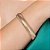PULSEIRA FOLHEADA A OURO RABO DE RATO ACHATADO. MED 19CM ROMMANEL 552143 - Imagem 3