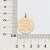 PINGENTE FOLHEADO A OURO COM MANTRA DA GIO ANTONELLI. MED 3,3CM ROMMANEL 542813 - Imagem 3