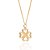 PINGENTE FOLHEADO A OURO TREVO DE QUATRO FOLHAS. MED 2,9CM ROMMANEL 542815 - Imagem 2