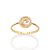 ANEL SKINNY FOLHEADO A OURO ROMMANEL ESPIRAL COM ZIRCÔNIAS ROMMANEL 513456 - Imagem 1