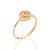 ANEL SKINNY FOLHEADO A OURO ROMMANEL ESPIRAL COM ZIRCÔNIAS ROMMANEL 513456 - Imagem 2