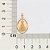 PINGENTE FOLHEADO A OURO NOSSA SENHORA APARECIDA. MED 2,8CM ROMMANEL 542841 - Imagem 3