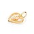PINGENTE CORAÇÃO MINNIE FOLHEADO A OURO COM ZIRCÔNIAS. MED 2,3CM ROMMANEL 542840 - Imagem 2