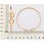 BRACELETE FERRADURA FOLHEADO A OURO. MED 6,2CM DIÂMETRO ROMMANEL 552150 - Imagem 3