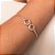 BRACELETE FERRADURA FOLHEADO A OURO. MED 6,2CM DIÂMETRO ROMMANEL 552150 - Imagem 4
