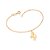PULSEIRA FOLHEADO A OURO COM PINGENTE CAVALO. MED 19CM ROMMANEL 552151 - Imagem 1