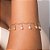 PULSEIRA FOLHEADO A OURO COM CRISTAIS COLORIDOS. MED 19CM ROMMANEL 552153 - Imagem 3