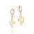 ARGOLA FOLHEADO A OURO COM PINGENTE CAVALO. MED 3,4CM ROMMANEL 527305 - Imagem 1